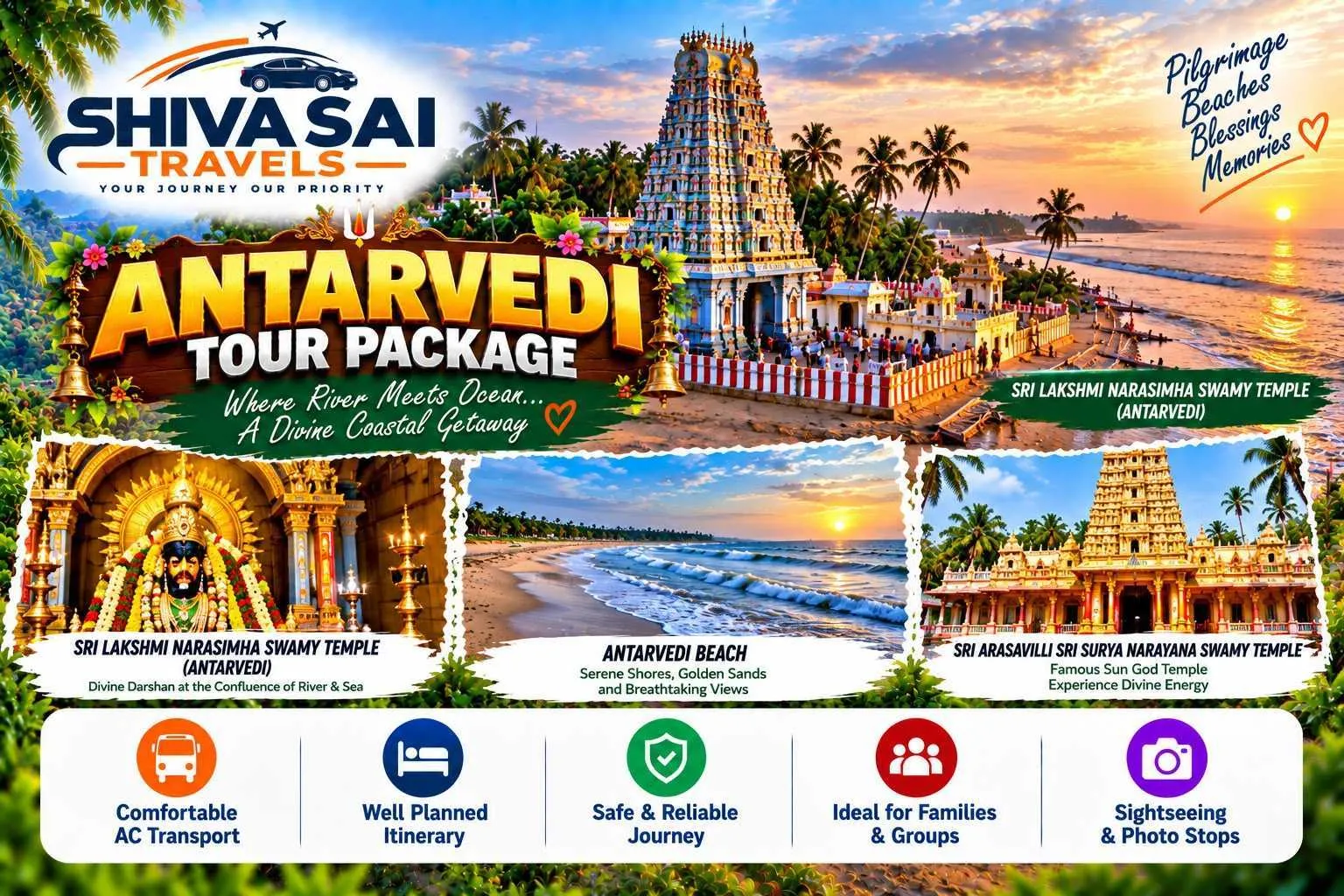 Antarvedi tour package