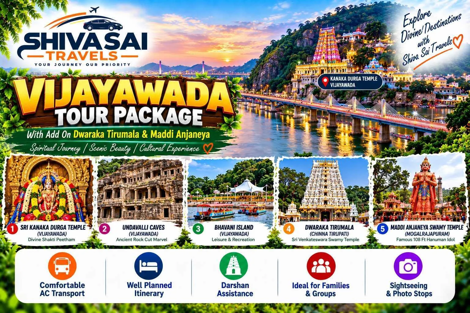 Vijayawada Kanaka Durga tour package